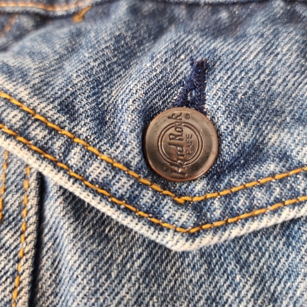 Authentic Hardrock Cafe skydome Toronto denim jacket - Picture 6 of 6